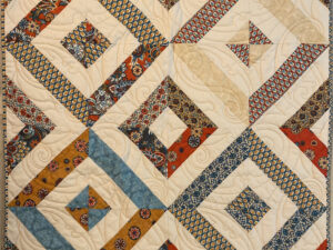 Kashmir Paisley met blauwe batik