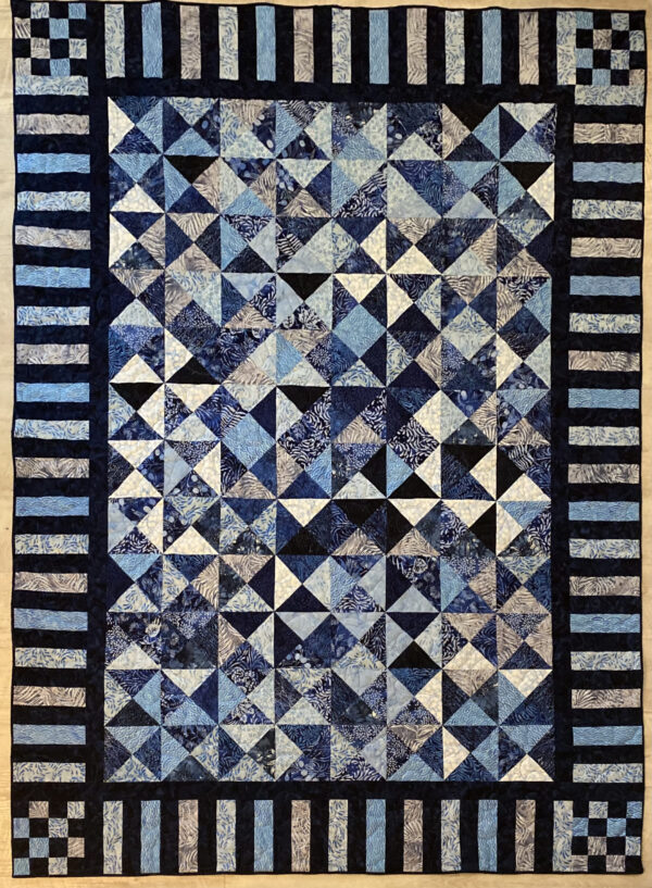 Bali batik - olive blue